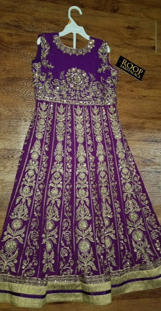 Purple Anarkali